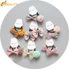 Hair Accessories 2022Sale Cute Child Princess Rope Baby Band Bow Knot Ponytail Holder Flower Headdress