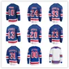 Chandails de hockey Trouba 8 Kane 88 Tarasenko 91 Panarin 10 Kreider 20 Igor Shesterkin 31 Mika Zibanejad 93 Adam Fox 23 Bleu Blanc Classique Marine S-XXXL Cousu Hommes