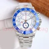 U1 white round dial men's watch 44mm automatic machine 904L stainless steel folding buckle scratch resistant blue crystal glass quality Montre De Luxe watch