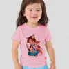 T-shirts zomer kawaii t shirts voor meisjesjongen baby cartoon betoveren shirt mode mode kinderen peuter tops kleine meisjes dupis-shirts