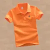 Mode garçons t-shirts pour enfants été enfants vêtements couleur unie coton à manches courtes filles t-shirt DQ299 220620