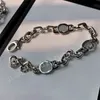 Bracelet de chaîne en argent de mode pour les bracelets d'amoureux avec boîte de cadeau au détail ou sans boîte SL011