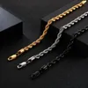 Catena a maglie 6mm Twist Hip Hop Bracciale in acciaio inossidabile Gioielli da uomo Marca all'ingrosso Gold GiftLink Lars22