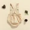 018M né infantile bébé filles fleur broderie barboteuse sans manches combinaison Sunsuit enfant en bas âge fille vêtements d'été 220707