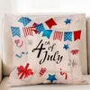 Cushion/Decorative Pillow Covers Bedroom And Of Patriotic Indepe America Decorations Stars 4 Pillows 16x16 Throw Memorial CasesCushion/Decor