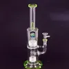 Novo design de 13 polegadas de 13 polegadas de altura, cachimbo de vidro reto de vidro copo de copo de água fumando tubo bubbler de óleo Dab com blanger de quartzo de tigela de vidro