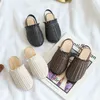 Summer Modna Childrens rattan tkane dziewczyny płaskie w kategorii dziecięcej w domu bamki sandały unisex buty 220615