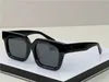 Luxury Sunglasses for Mens Cool Style Fashion Thick Plate Black White Square Frame Eyewear Man Sun Glasses with Original Box