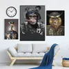 Monkey Lion Giraffe Posters e impress￵es Animal Retrato Arte da parede Telas de pintura de imagens para a sala Decora￧￣o dom￩stica
