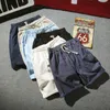 MRGB Fashion Cotton Line Shorts Men Summer Beach Casual Shorts Solid Bacgy Base Pockets Shorts Streetwear мужская одежда 220507