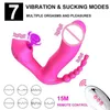 NXY vibrateurs ASENGRY-vibrador de succin 3 en 1 pour femme 7 modes stimulateur Anal vaginal et cltoris jouets sexuels rechargeables avec contrôle 0408
