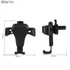 Car Organizer Universal 9.5*8cm Gravity Phone Holder Air Vent Leather Mount Stand For Cell GPS