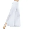 Vêtements ethniques Pantalon de performance de style chinois Blanc Noir Vêtements de pratique de danse classique Kawaii Pantalon mignon Jambe large Taille élastique Fem