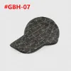 2022 baseball cap ball hats beige canvas men womens letter denim fitted hat casquette 200035 8 colors with box #GBH-01