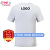 Aangepaste 100 katoenen heren T -shirt o nek pure kleur korte mouw t shirts s 4xl kleding top tee voor mannelijk diy eigen 220722