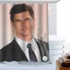 Niestandardowy Taylor Lautner Wodoodporna kąpiel tkaninowa 180x180 cm poliestrowa łazienka T200711