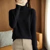 2021 Autumn Winter Women Sweater Turtleneck Cashmere Knitted Pullover Fashion Keep Warm Loose