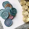 WAX SEAL Stamp Retro Antique Sealing Scrapbooking Stamps Hoofdbruiloft Decoratief metalen handvat met liefdeskaart Tree Bloem Rose 220610