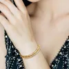 Bangle Fit Watch Women Fashion Earrings Girls Personalized Cool Handsome Gold Bracelet Chain Culture Gadget Smart WatchBangle Lars22 Fawn22