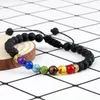 Strands z koralikami 7 Bracelarii czakra mężczyźni 6 mm reiki leczenie koralika Budda Bransoletka Bransoletka Tiger Kamienne Agates Banles Kobiet nadgarstka żydowca lars22