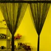 Curtain & Drapes Solid Color Hanging Beaded Curtains String Door Tassel Screen Room Divider Window Panels Party Wedding DecorationCurtain Dr