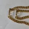 Joyería de diseño de lujo Gargantillas collares Gargantillas de oro y platino para mujeres encanto de moda Letra colgante collar y pulsera para adultos s5859445