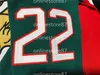 C26 NIK1 Halifax Mooseheads 2012 PRES 22 Nathan Mackinnon 27 Jonathan Drouin Hockey Jersey Home Red Stitched Logos刺繍ジャージ