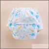 Insation Urine Pad New Print Baby Diapers Reusable Training Washable Cloth Nappy Waterproof Diaper Er Mxhome Dh0K4