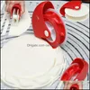 Ferramentas de massa de cozinha Bakeware Kitchen Dining Bar Garden Kitchen Kitchen Biscuit Pizza Wheel Cutter Cookie Reusa DH35M