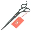 Meisha 7.0" Black Professional Big Hairdressing Cutting Scissors 6.5" Barber Shop Thinning Trimming Shear Salon Hair Tool A0136A 220317