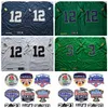 NCAA College 12 Tyler Buchner 3 Joe Montana Jerseys University Football Green White Navy Blue Away All Stitched For Sport Fans High