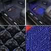 Custom Fit Car Floor Mats For Peugeot badge LOGO RCZ 206 207 2008 301 307 308sw 3008 408 4008 5008 508 car styling carpet Interior decoration accessories