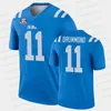 UF CEOMIT Blue College Football College Alternate Legend Jersey Caden Costa Matt Corral Kentrel Bullock Deantre Prince Elijah Moore Jerrion Ealy Rhys Plumlee