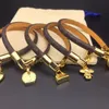 Designer charm Bracelets love Fashion Leather Magnetic Buckle bijoux gold Bracelet Chain Luxury Fine Jewelry Unisex Wristband High268o