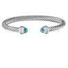 Twited colar sliver bangle diamante pulseira cro pérola corrente jóias feminino fahion verátil twit platinado quente quente