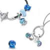 New Popular 925 Sterling Silver DIY Beads Ocean Jellyfish Turtle Cherry Pendant Charm for Original Pandora Charm Bracelet Jewelry Making