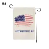 2022 New Independence Day American Garden Flag Lino stampa 30x45cm 12x18 pollici all'ingrosso