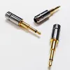 Connectors, Golden Plated 2.5mm Stereo Male Audio Headphone Jack Converter Adapter Connector/5PCS