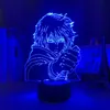 Luces nocturnas Anime Vinland Saga lámpara Led Thorfinn Karlsefni figura para decoración de dormitorio infantil amigo regalo de cumpleaños luz 3d Manga SagaNight