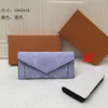 2022 Diseñador ZIPPY WALLET Alta calidad de cuero suave para hombre para mujer Moda icónica carta sello Carteras con cremallera larga Monedero Tarjeta Titular de la caja # 828