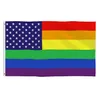 DHL Eşcinsel Bayraklar 90x150cm Gökkuşağı Şeyler Gurur Biseksüel Lezbiyen Pansexual LGBT Aksesuarları Bayraklar CPA4205