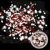 Christmas Snow Flakes Decals for Nail Art Decoration Rainbow Color Mixed Shape Xmas Tree Star Nail Sticker