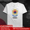 Republik Korea South Country T-Shirt Custom Jersey Fans DIY Name Nummer High Street Fashion Loose Casual T-Shirt 220616