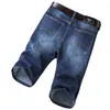 Jeans da uomo firmati Marca Big Summer Denim Shorts Pantaloni medi Sestante Busin di alta qualità Tubo dritto in puro cotone elastico N156