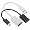 Typ-C OTG-adapterkabel USB 3.1 Typ C Man till USB3.0 En kvinnlig datakabeladapter 16 cm för universal typec-gränssnittstelefon