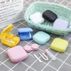 Eyeglasses Accessories Mini glasses case Pocket Portable Easy Carry Make Up Beauty Pupil Storage Lenses Box Mirror Container Travel Kit Cute Style