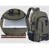 Backpack Large Capacity Man Travel Bag Mountaineering Male Luggage Top Canvas Bucket Shoulder Bags For Boy Men 4 ColorsBackpack