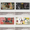 Vender Basquiat Graffiti Art Canvas Pintura Wall Art Pictures Para Sala de estar Moderna Decorativa Pictures233V214t7413669