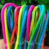 Rainbow Color 2A snel oplaad telefoonkabels Nylon gevlochten micro USB -kabeltype C voor Android Samsung