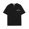 T-shirts masculins du design de mode de luxe T Rhude Co Formule de marque F1 Racing Printed Sleeve Black S-XL